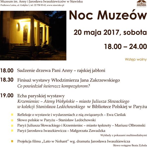 Noc Muzeów w Stawisku