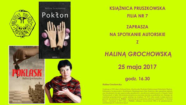 Spotkanie z Haliną Grochowską w Książnicy Pruszkowskiej