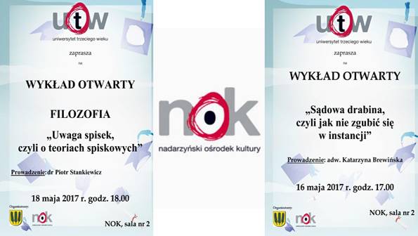 Wykłady otwarte w nadarzyńskim UTW