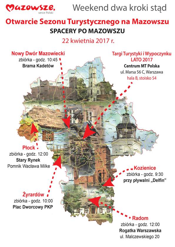 Mazowsze otwiera sezon turystyczny