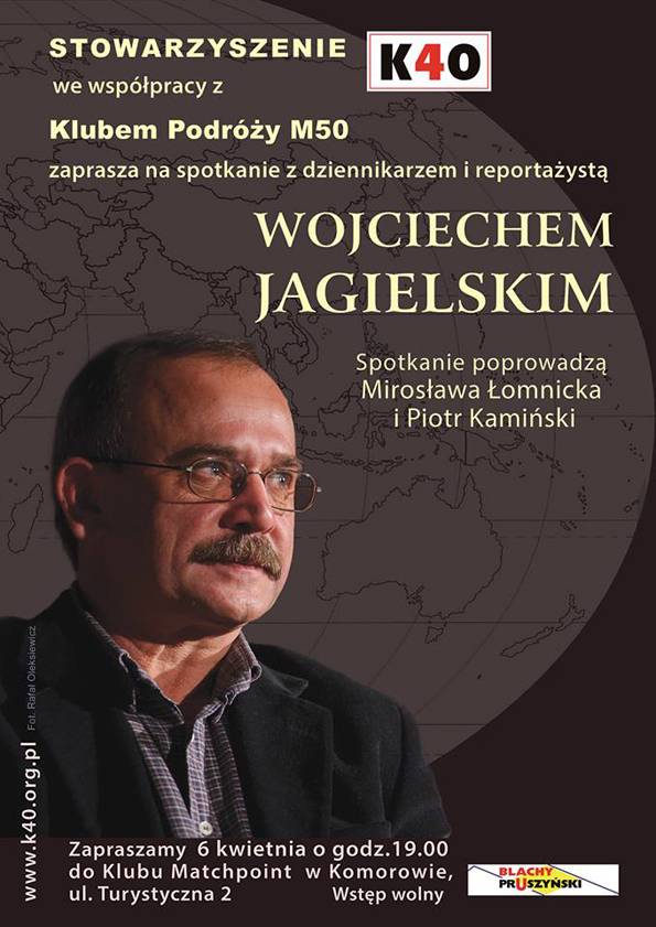 Spotkanie z Wojciechem Jagielskim - prozaikiem, dziennikarzem i reportażystą