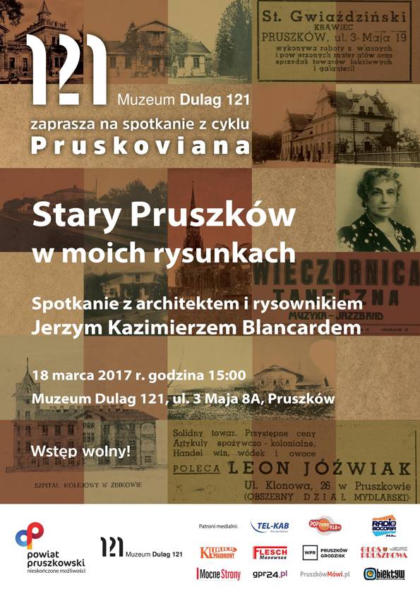 Stary Pruszków na moich rysunkach – spotkanie z Jerzym Blancardem