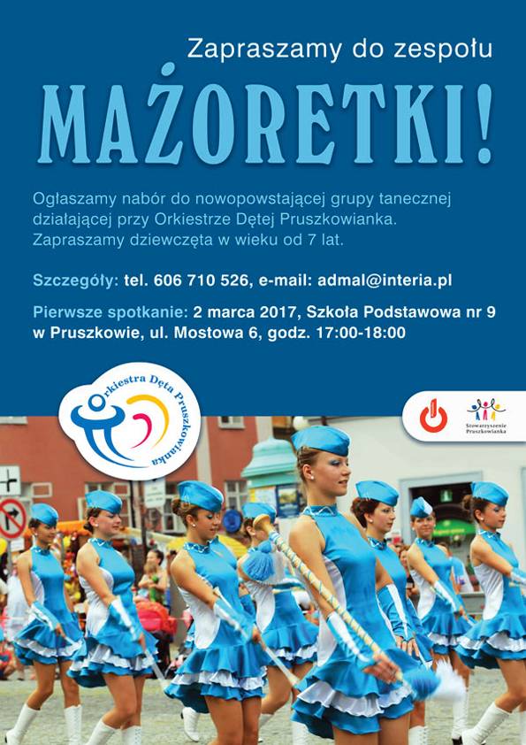 Nabór mażoretek do Orkiestry Dętej 
