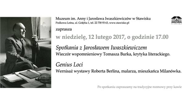 Zaproszamy do Stawiska 12 lutego o godz. 17.00