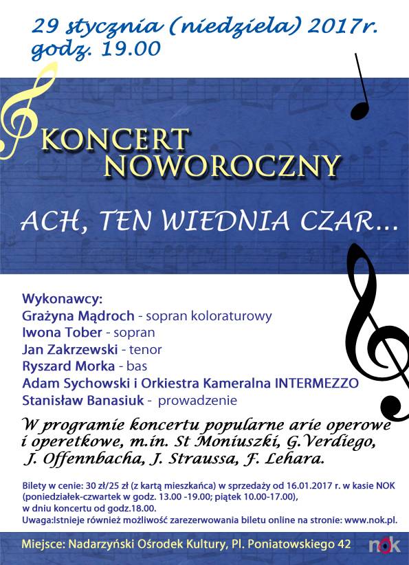 Koncert noworoczny Ach, ten Wiednia czar... (zmiana terminu)