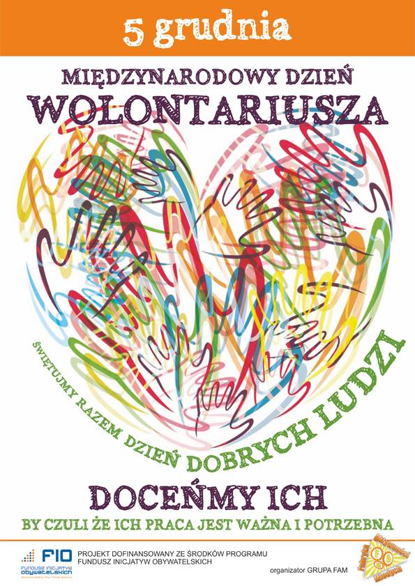 5 grudnia Międzynarodowym Dniem Wolontariusza
