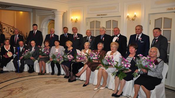 Małżeństwa z medalami z terenu gminy Brwinów