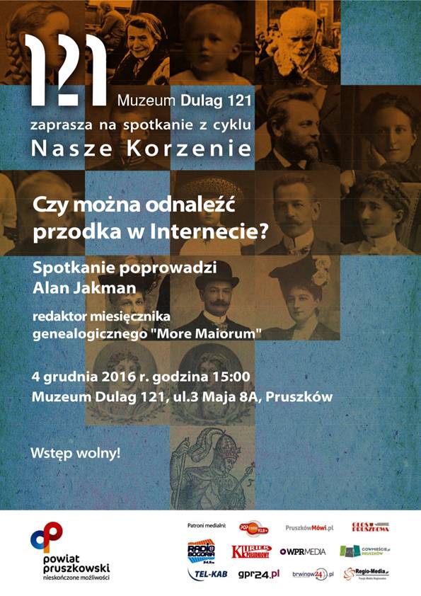 Czy można odnaleźć przodka w Internecie? – spotkanie z cyklu „Nasze Korzenie”