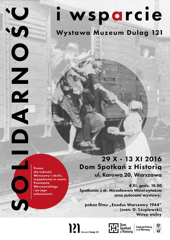 Wystawa „Solidarność i wsparcie” w Domu Spotkań z Historią