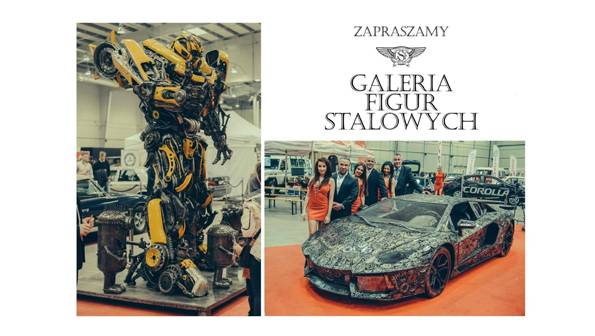 Galeria Figur Stalowych przy Skupie Złomu przy Czołgu w Pruszkowie