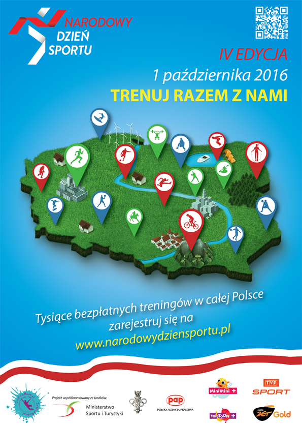 Narodowy Dzień Sportu 2016 - 1 października w Pruszkowie