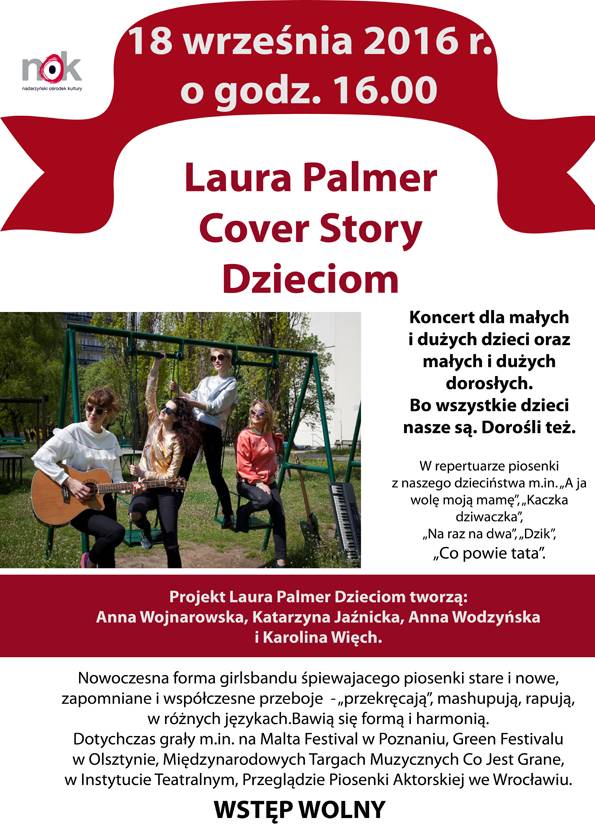 Koncert Laura Palmer Cover Story dzieciom