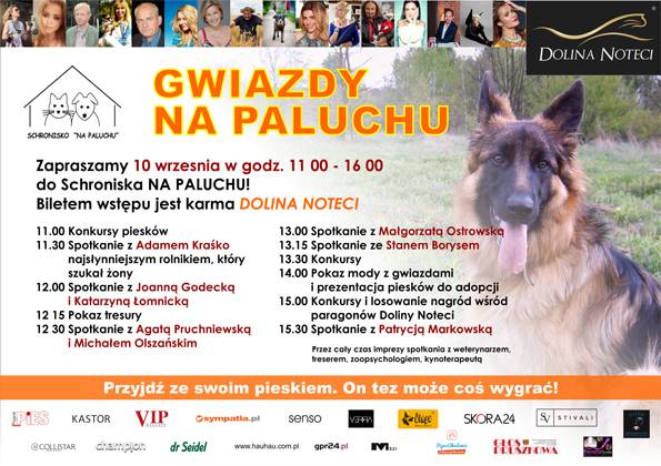 Nasz patronat - 10 września w godz. 11:00 - 16:00 – GWIAZDY NA PALUCHU