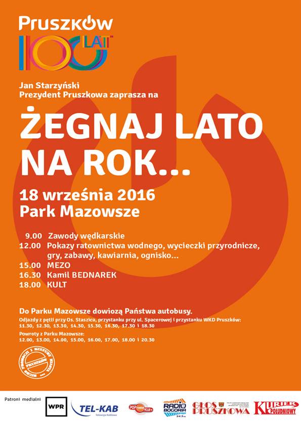 Festyn - Żegnaj lato na rok... w pruszkowskim parku Mazowsze