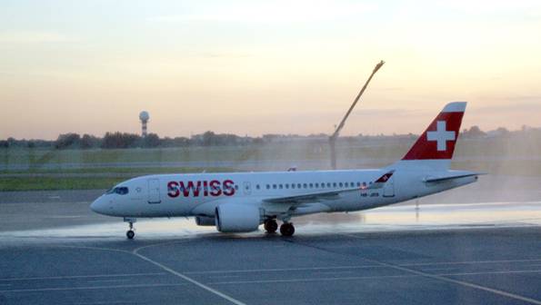 Zaproszono nas - Nowy pasażerski samolot rejsowy Swiss International Air Lines