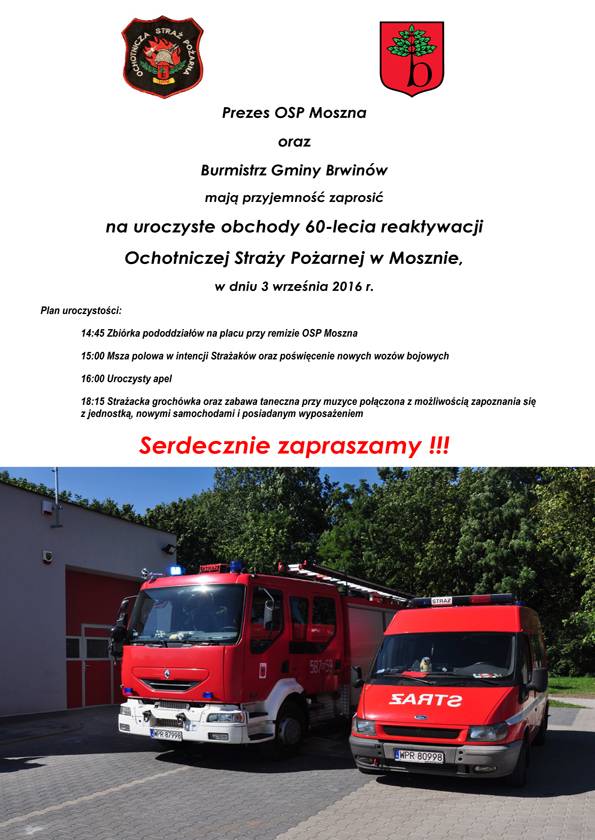 60-lecie reaktywacji OSP Moszna