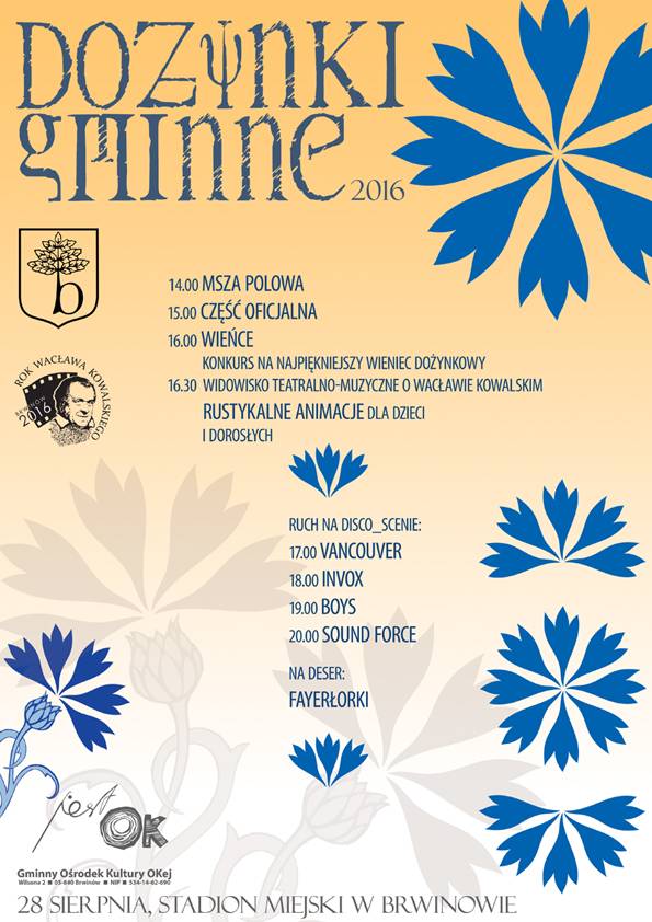 Dożynki gminne w Brwinowie