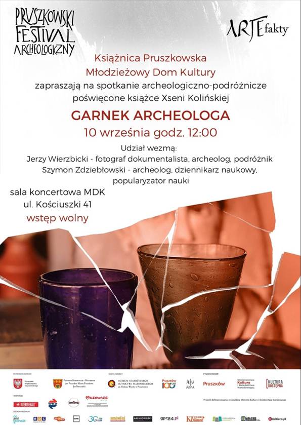 Spotkanie poświęcone książce Garnek archeologa Xeni Kolińskiej