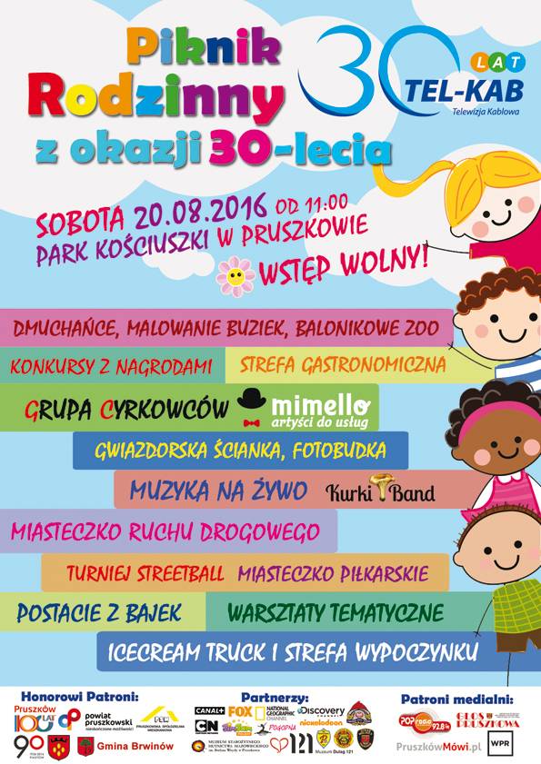 Piknik Rodzinny z okazji 30-lecia Telewizji Kablowej TEL-KAB już naprawdę niebawem!