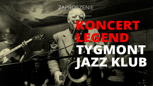 Zaproszenie na koncert jazzowy w klubie Tygmont