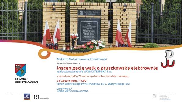 Inscenizacja walk o pruszkowską elektrownię
