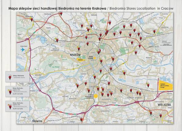Biedronka na Światowe Dni Młodzieży: sklepy całodobowe, płatności w euro, oferta dla pielgrzymów