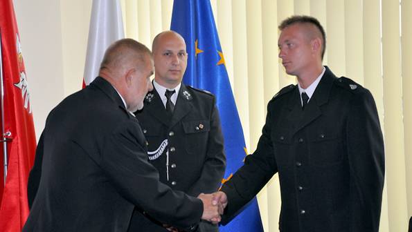 Łukasz Jabłoński Strażakiem Miesiąca Kwietnia 2016