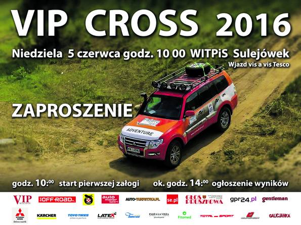 Vip Cross 2016 - nasz patronat