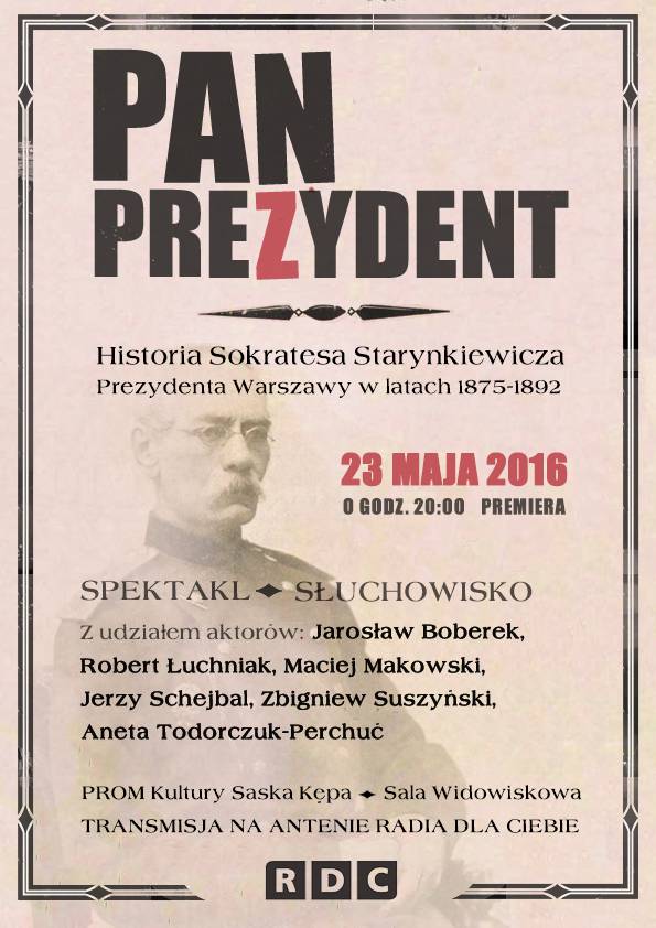 „Pan prezydent” premiera z udziałem publiczności na antenie RDC
