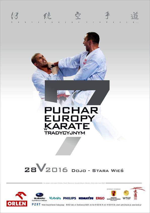 VII Puchar Europy w Karate Tradycyjnym 2016
