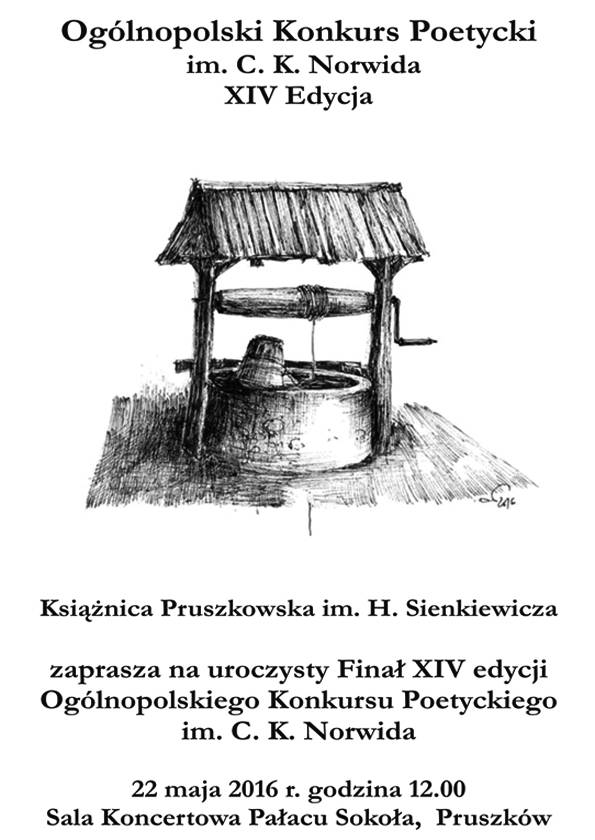 Uroczysty finał XIV edycji Ogólnopolskiego Konkursu Poetyckiego im. C. K. Norwida