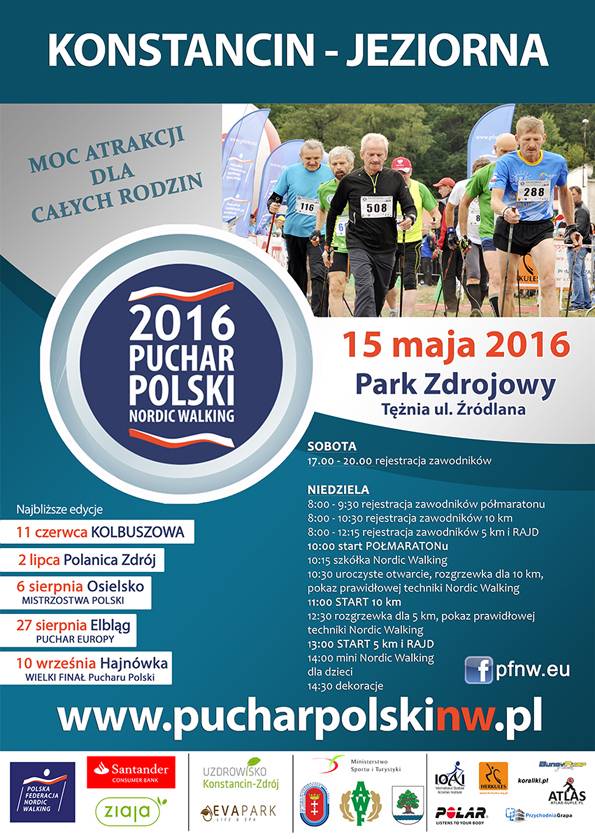 Już w niedzielę w Konstancinie-Jeziornie wystartuje Puchar Polski Nordic Walking