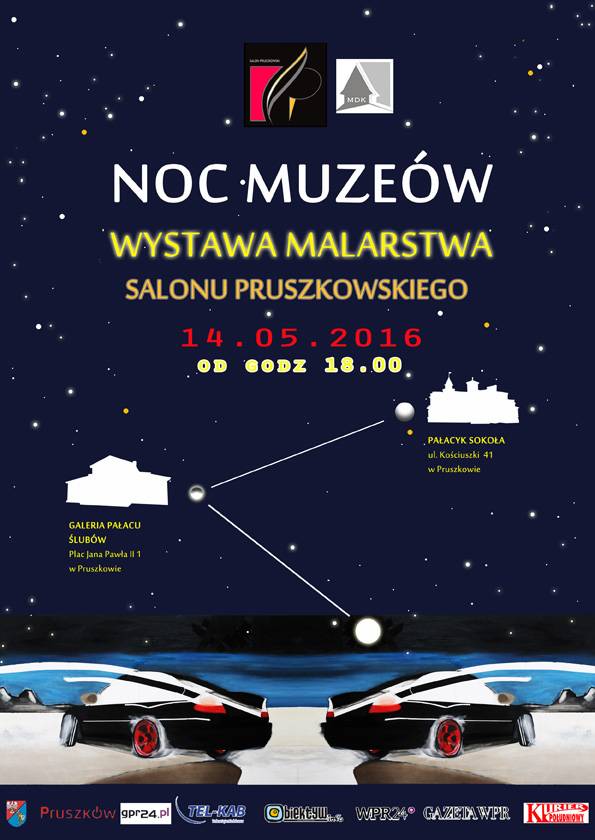 Noc Muzeów - wystawa malarstwa w Salonie Pruszkowskim