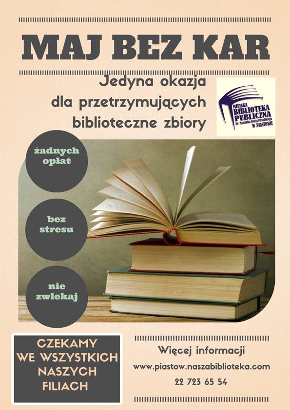 „Maj bez kar” - okazja, by zwracać przetrzymywane zbiory bez konsekwencji