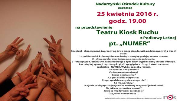 Nadarzyński Ośrodek Kultury zaprasza