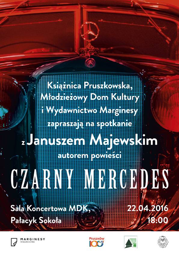 Czarny Mercedes Janusza Majewskiego w Pruszkowie