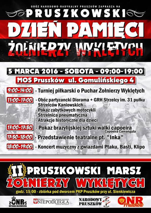 Pruszkowskie Obchody Dnia Żołnierzy Wyklętych