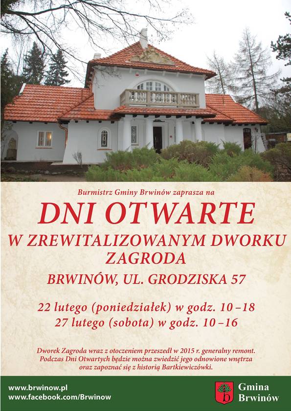 Dni otwarte w brwinowskim dworku Zagroda