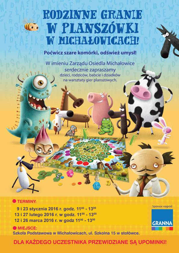 Rodzinne planszówki w Michałowicach