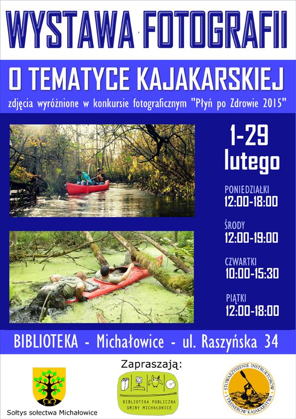 Wystawa fotografii o tematyce kajakarskiej