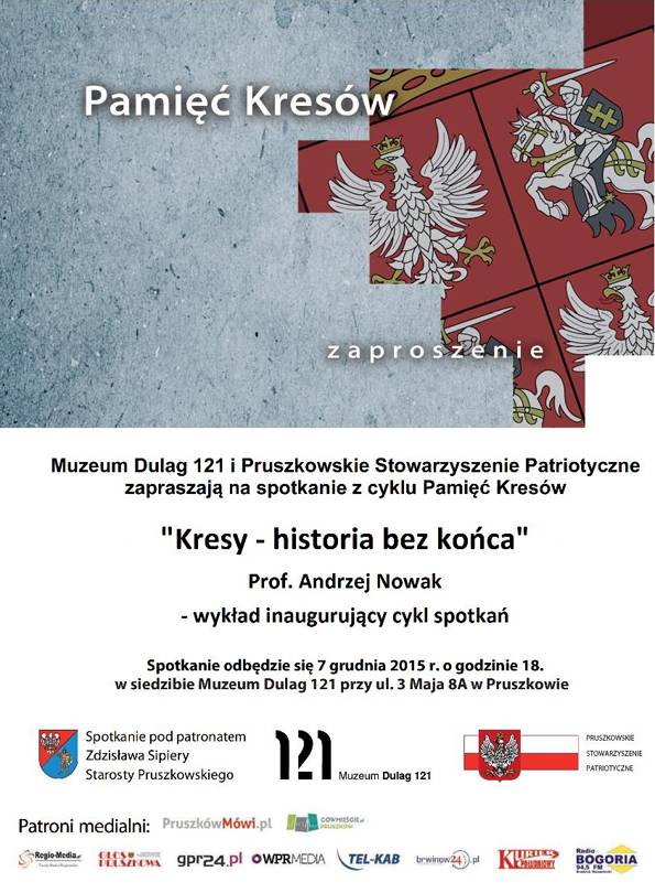 Nowy cykl spotkań – Pamięć Kresów w Muzeum Dulag 121
