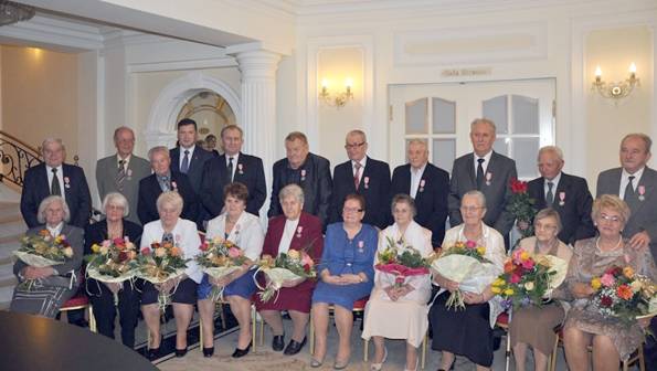 Małżeństwa z medalami  gminie Brwinów