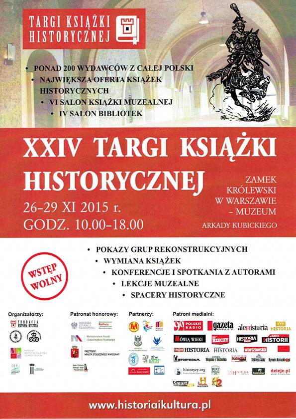 XXIV Targi Książki Historycznej na Zamku Królewskim w Warszawie