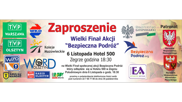 Czy jesteś z nami w akcji „Bezpieczna Podróż”?