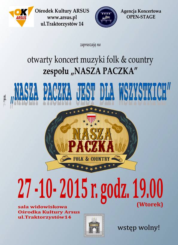 Koncert Grupy Folk & Country „Nasza Paczka”