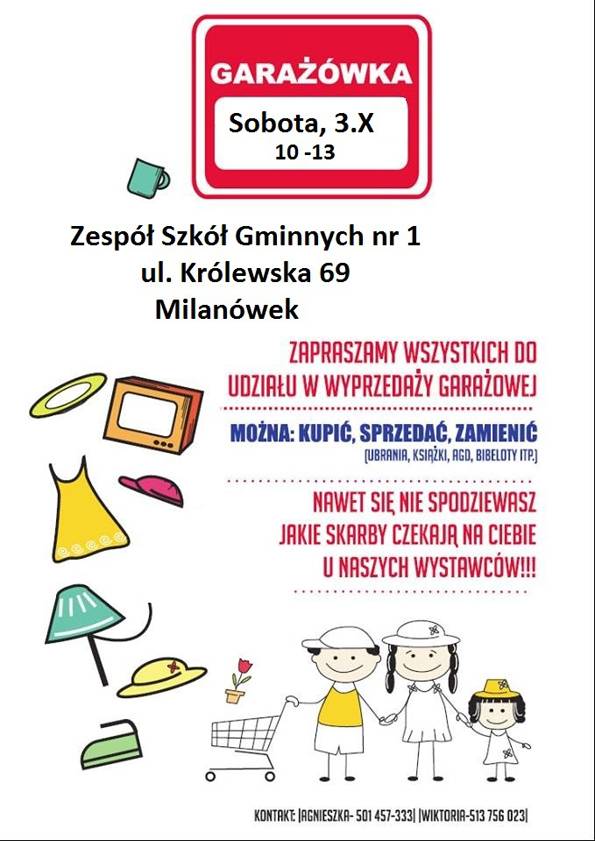 Wyprzedaż garażowa w Milanówku