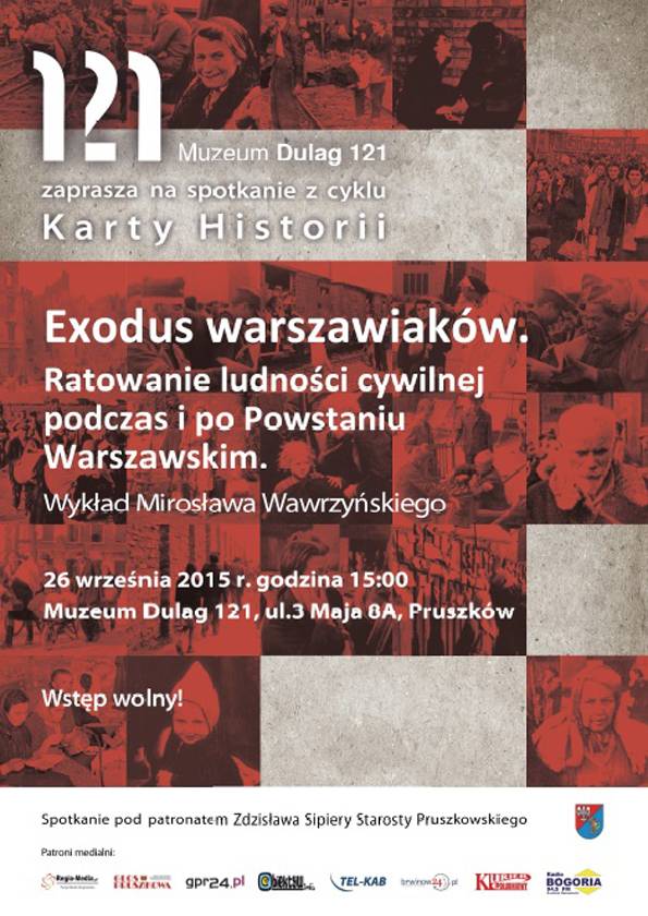 Exodus warszawiaków. Ratowanie ludności cywilnej podczas i po Powstaniu Warszawskim – wykład Mirosła