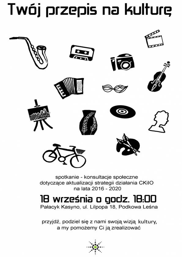 „Twój przepis na kulturę” - spotkanie dotyczące strategii CKiIO