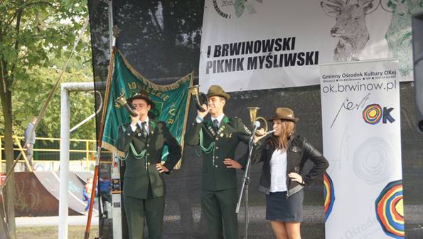 Piknik myśliwski podczas Dni Brwinowa