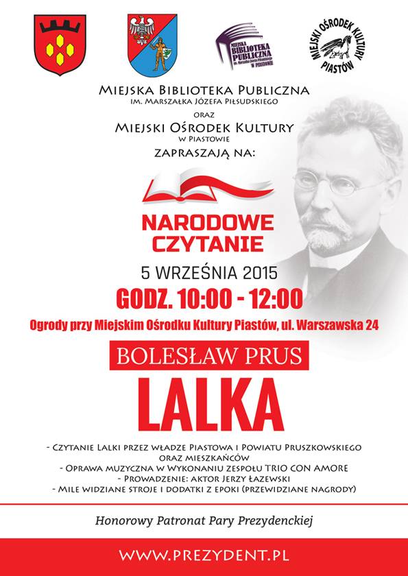 Narodowe Czytanie 2015. Moc atrakcji już 5. września